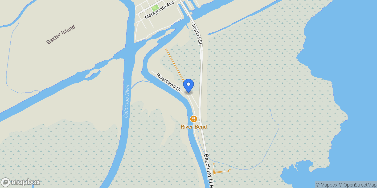 Map showing 324 County Road 257, Matagorda, TX 77457, Matagorda, Texas, United States.
