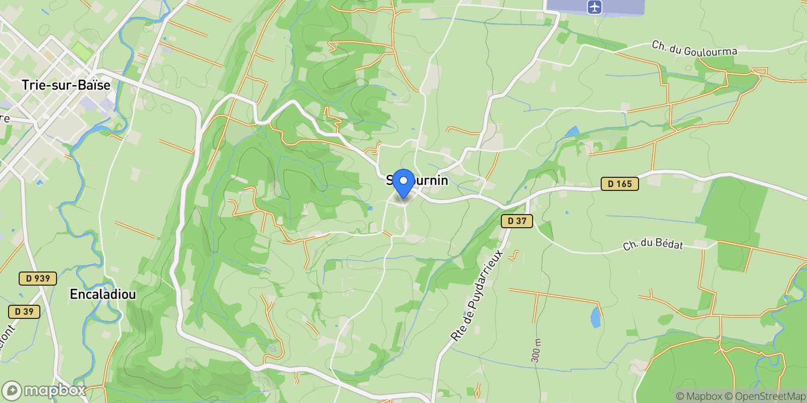 Map showing Sadournin, Sadournin, Sadournin, Occitanie, France.
