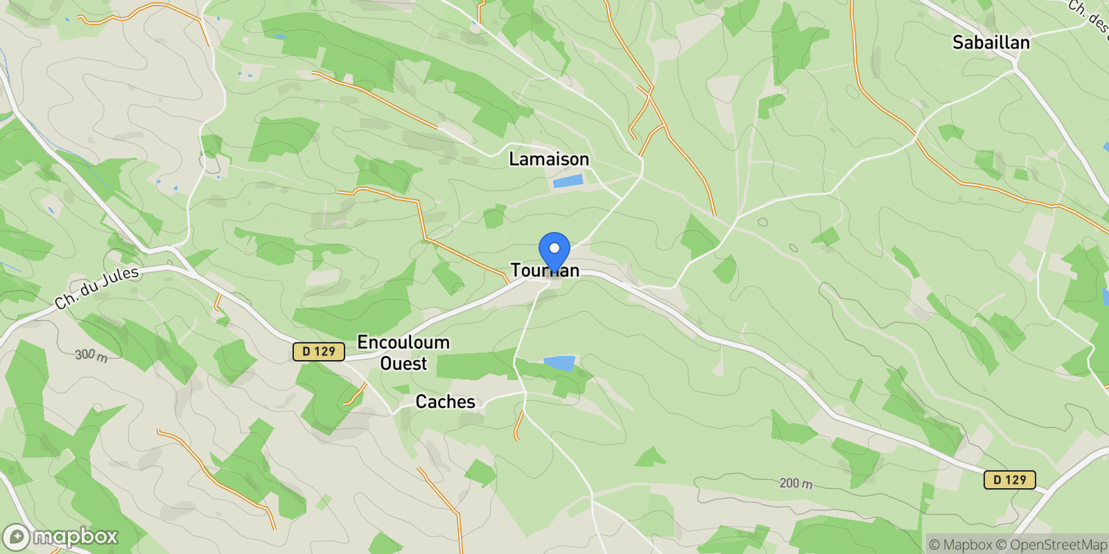 Map showing Tournan, Tournan, Tournan, Occitanie, France.