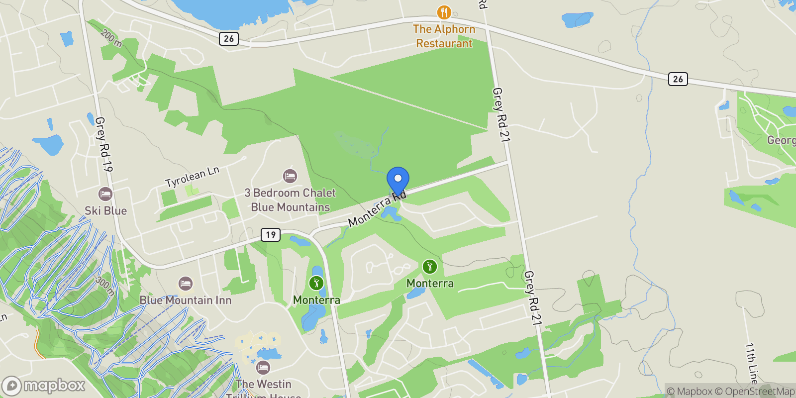 Map showing 108 Grand Cypress Lane, Ontario, Canada.