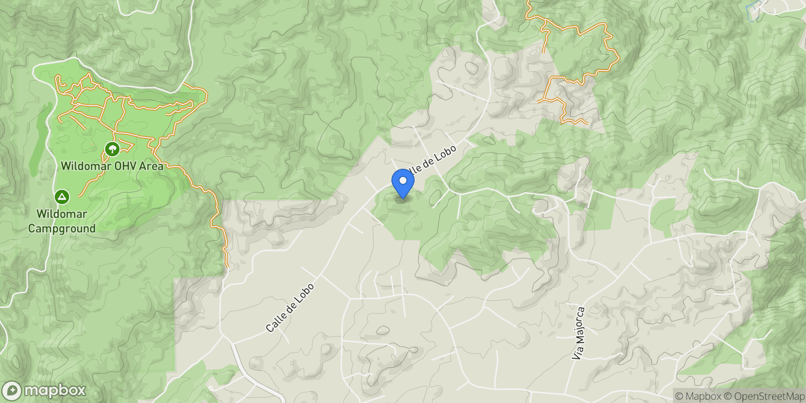 Map showing 37654 Calle De Lobo, Murrieta, CA 92562, Murrieta, California, United States.
