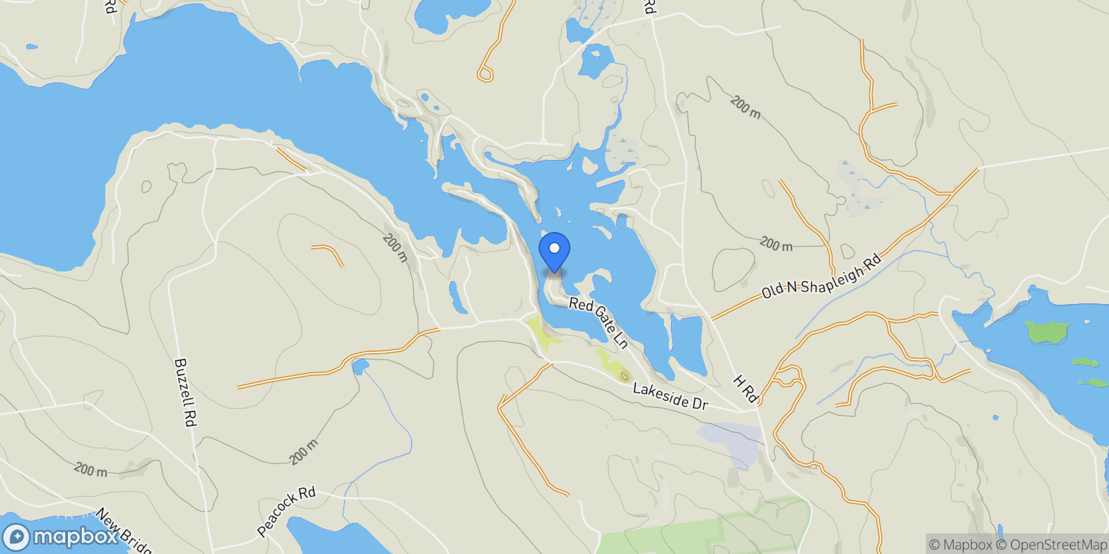 Map showing 271 Red Gate Lane, Acton, ME 04001, Acton, Maine, United States.