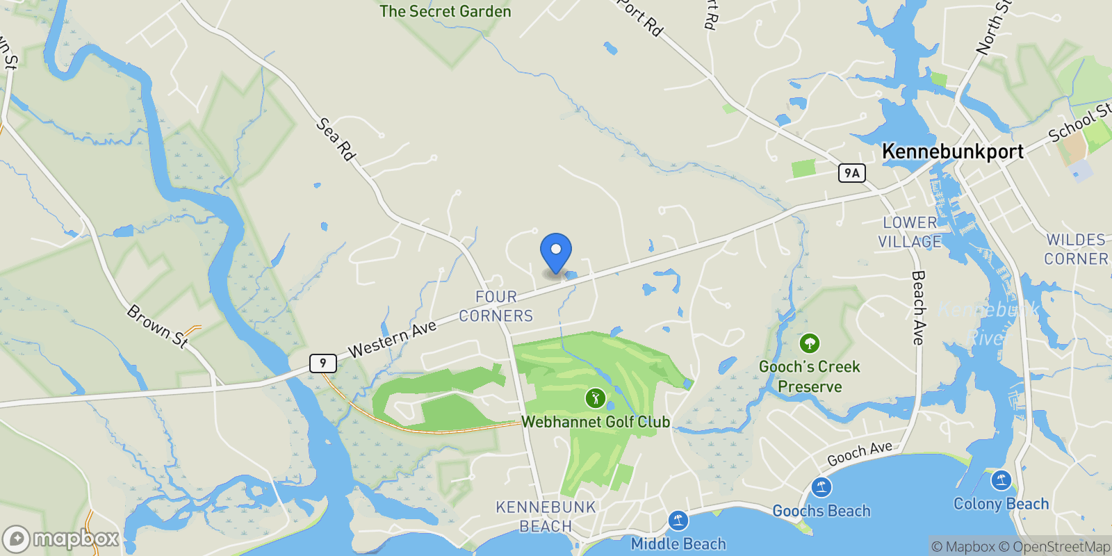 Map showing 4 Ephraim Tyler Way 4, Kennebunk, ME 04043, Kennebunk, Maine, United States.