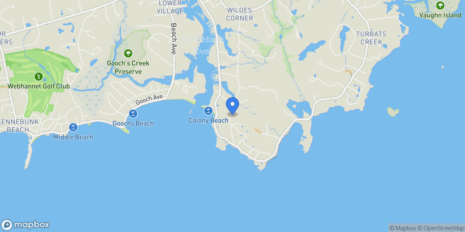 Map showing 8 Arlington Avenue A-1, Kennebunkport, ME 04046, Kennebunkport, Maine, United States.
