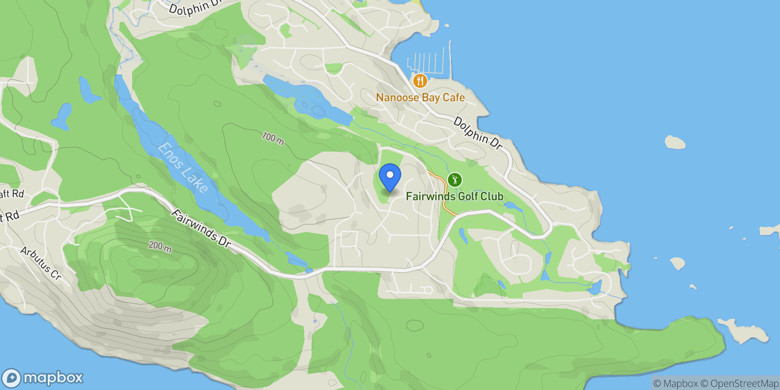 Map showing 2230 Chelsea Place, Nanoose Bay, BC V9P 9G5, Nanoose Bay, British Columbia, Canada.