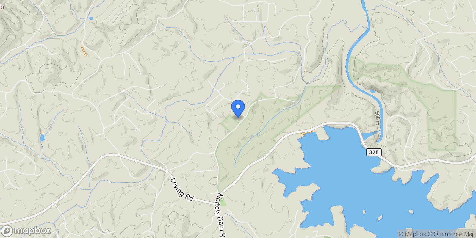 Map showing Blairsville, Georgia, United States.