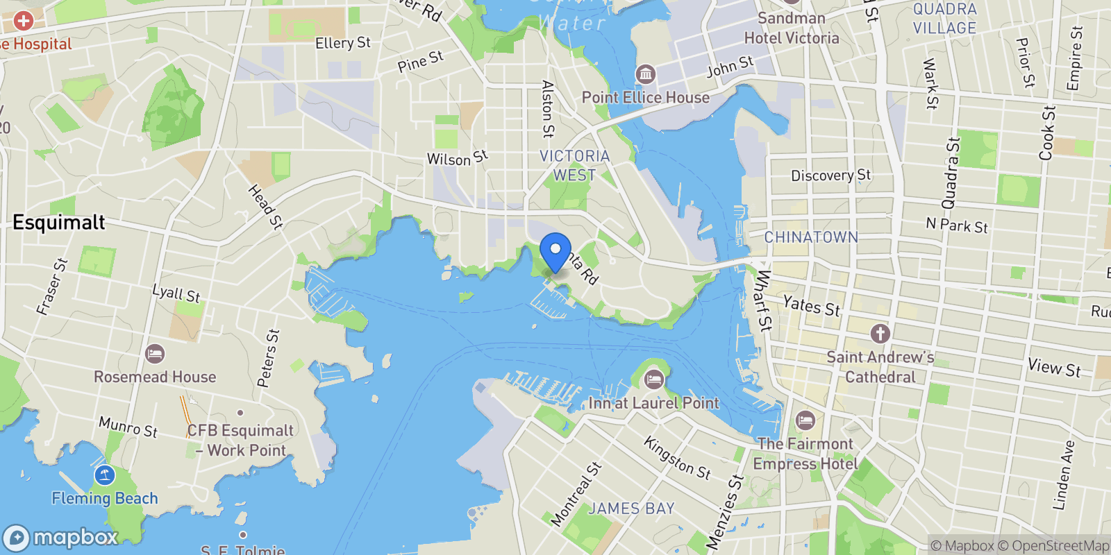 Map showing 203-11 Cooperage Place, Victoria, BC V9A 7J8, Victoria, British Columbia, Canada.