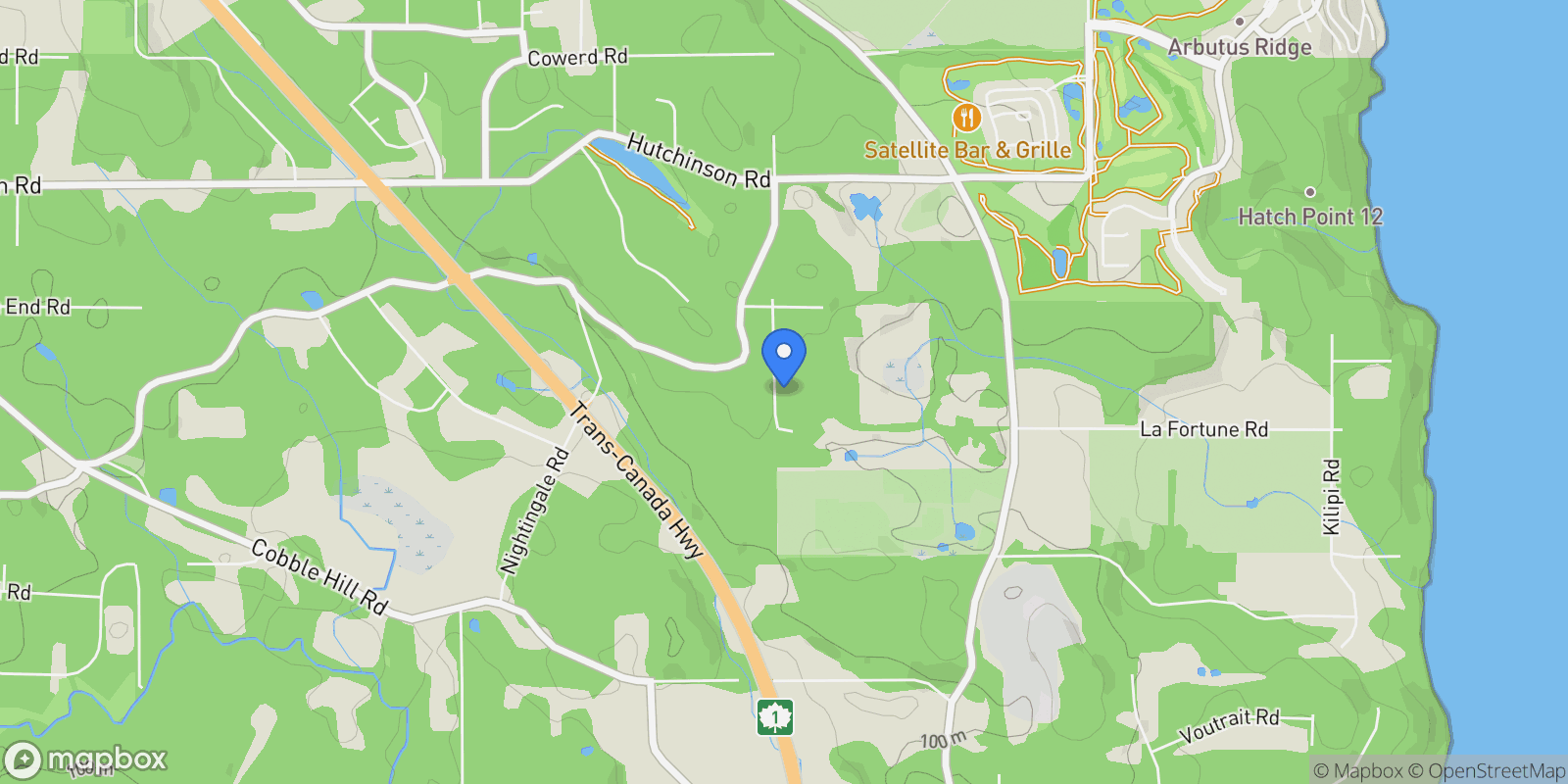 Map showing 3355 Grey Manor Road, Cobble Hill, BC V8H 0C8, Cobble Hill, British Columbia, Canada.