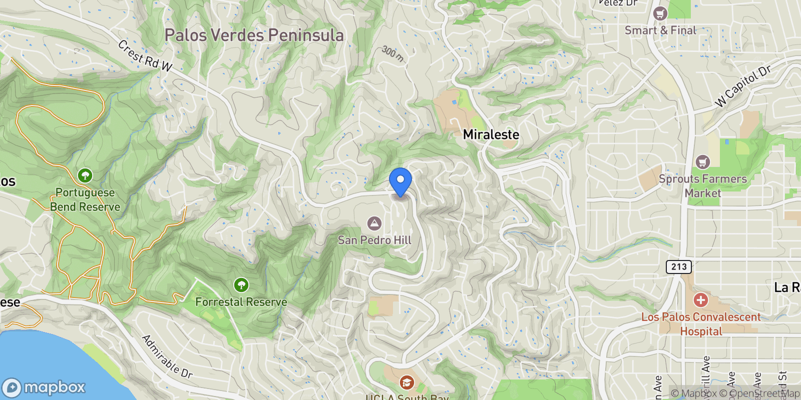 Map showing 4 Paseo De Castana, Rolling Hills, California, United States.