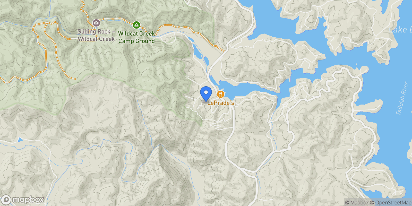 Map showing 112 Springhill Lane, Clarksville, GA 30523, Clarkesville, Georgia, United States.