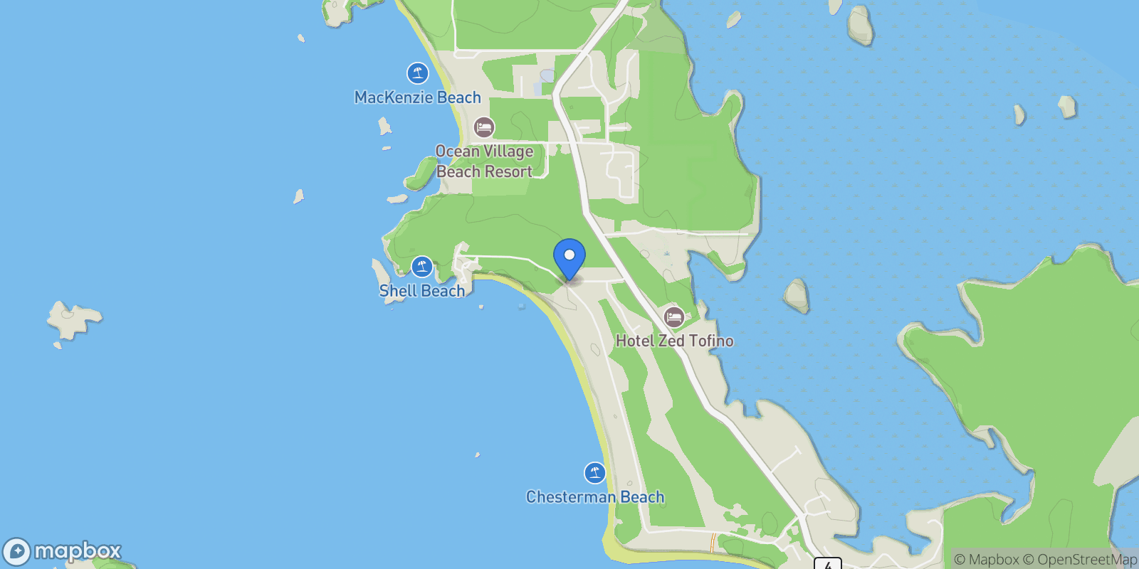 Map showing 1208 Lynn Road, Tofino, BC V0R 2Z0, Tofino, British Columbia, Canada.