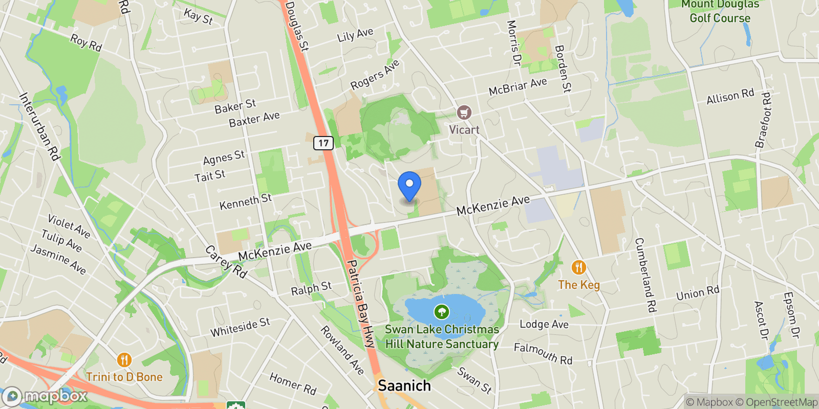 Map showing PH902-4009 Rainbow Hill Lane, Saanich, BC V8X 0B3, Saanich, British Columbia, Canada.