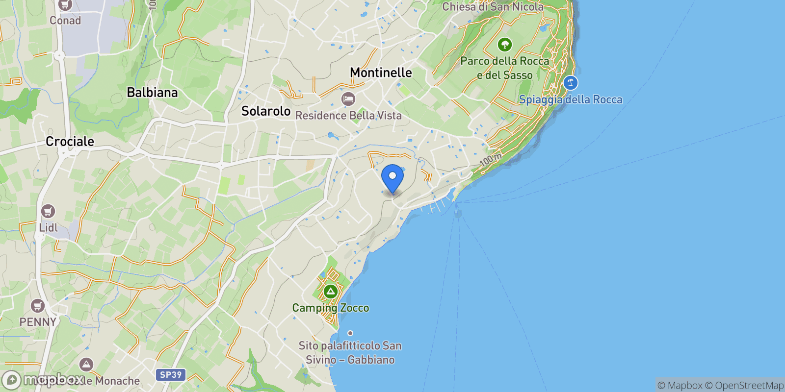 Map showing Via TorquatoTasso, 25080 Solarolo BS, Italy, Solarolo, Lombardy, Italy.