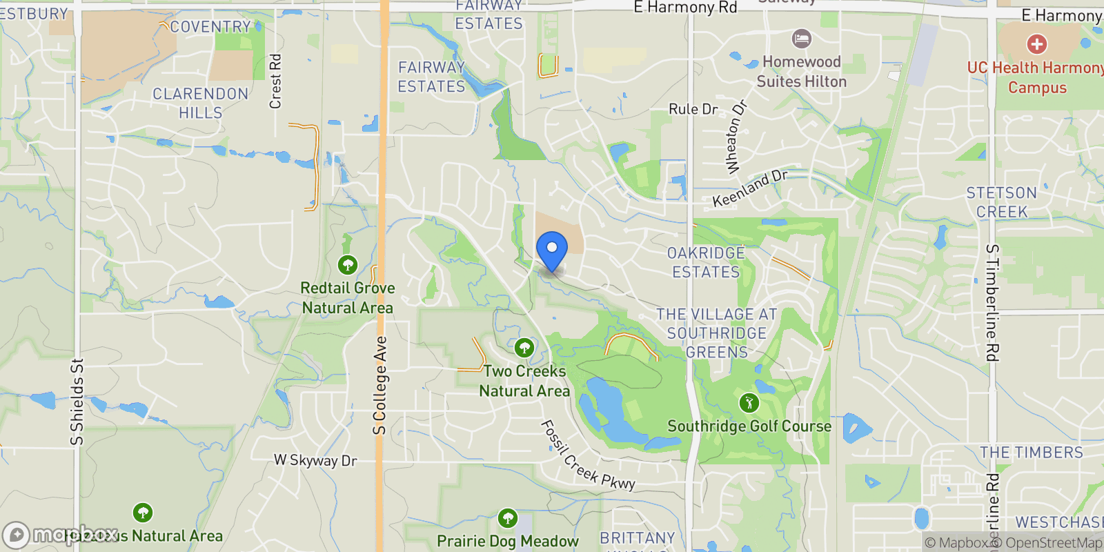 Map showing 621 Roma Valley, Fort Collins, CO, 80525, USA, Fort Collins, Colorado, United States.