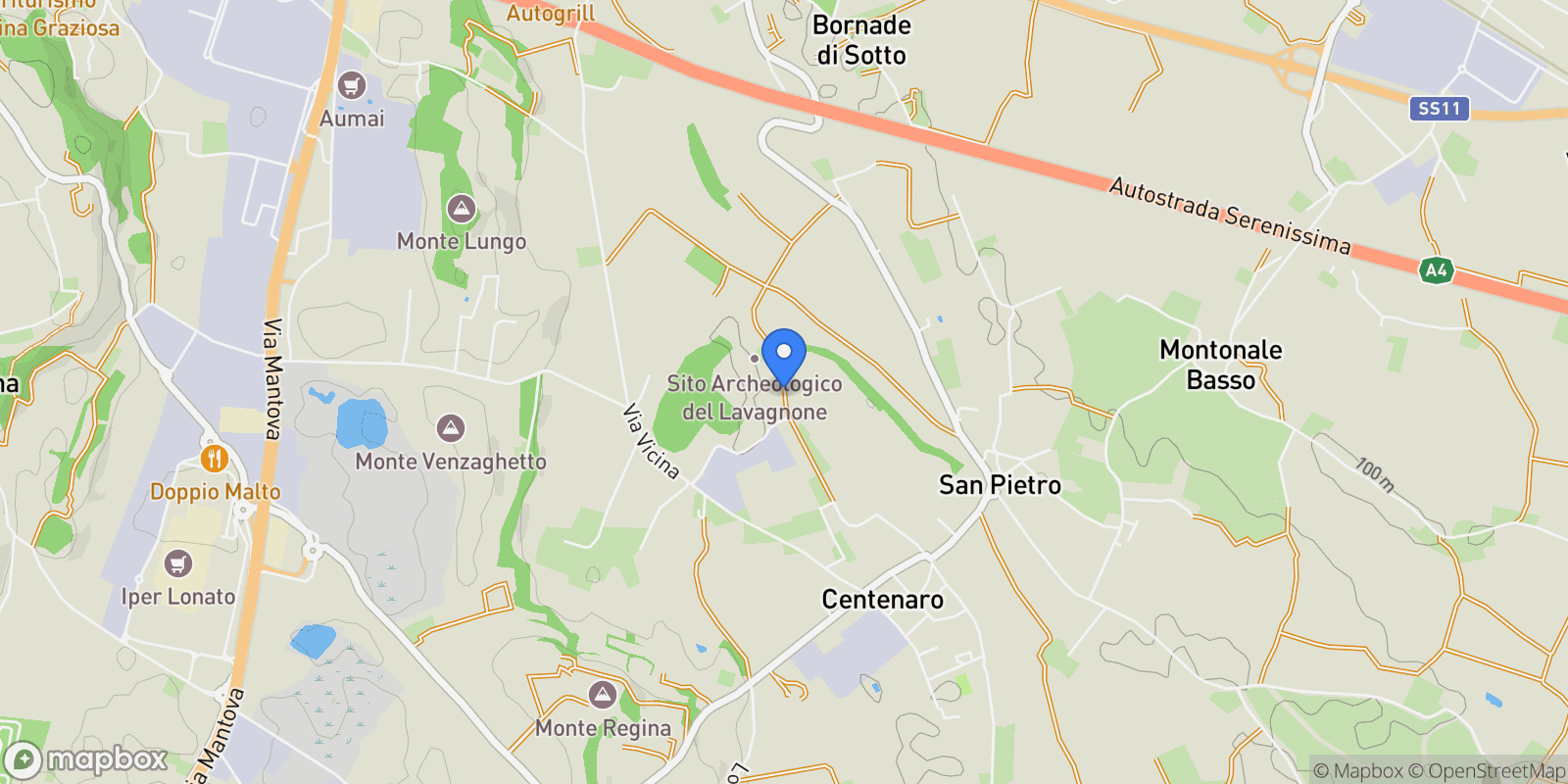 Map showing Via Lavagnone, Desenzano del Garda BS, Italy, Lombardy, Italy.