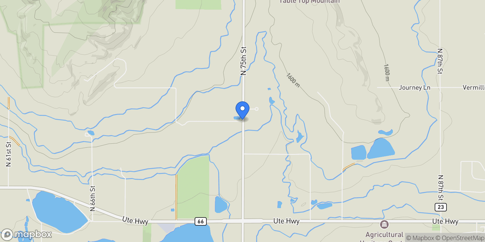 Map showing 13155 75th, Longmont, CO, 80503, USA, Longmont, Colorado, United States.