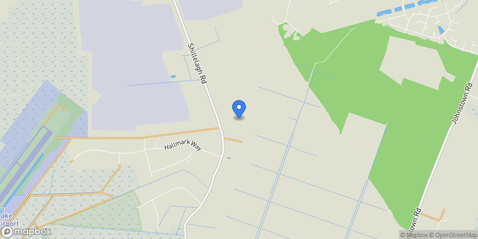 Map showing 1641 Shillelagh Road, Chesapeake, Virginia, United States.