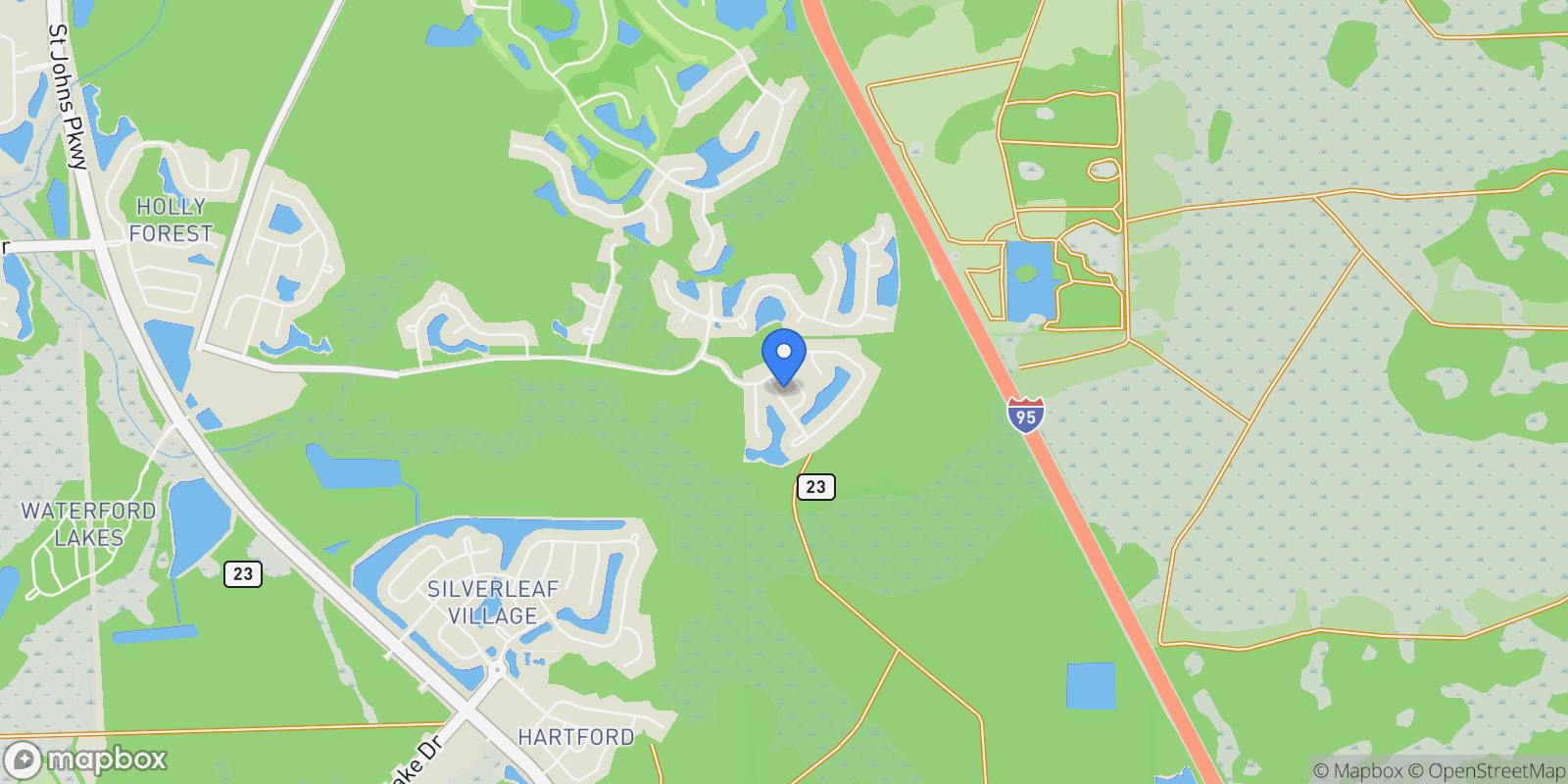 Map showing 65 Birchfield Lane , St. Augustine, FL 32092, St. Augustine, Florida, United States.