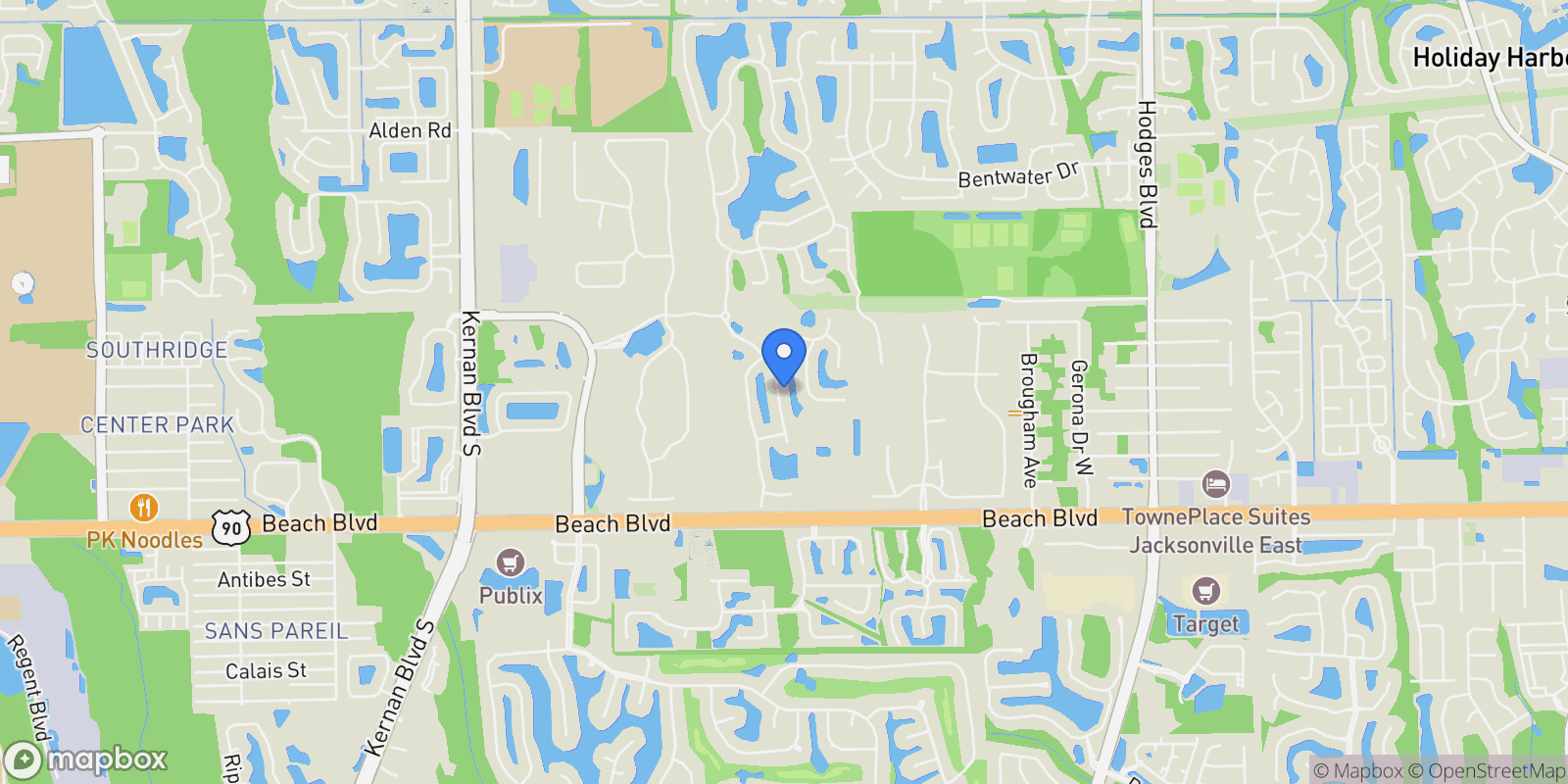 Map showing 3019 Danube Court , Jacksonville, FL 32246, Jacksonville, Florida, United States.