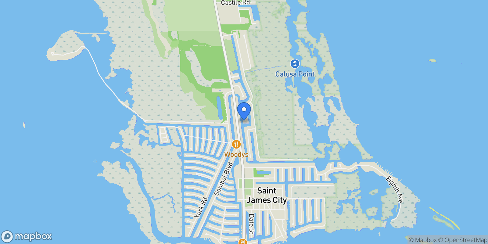 Map showing 3201/3203 Stabile RD, ST. JAMES CITY, FL 33956, Saint James City, Florida, United States.