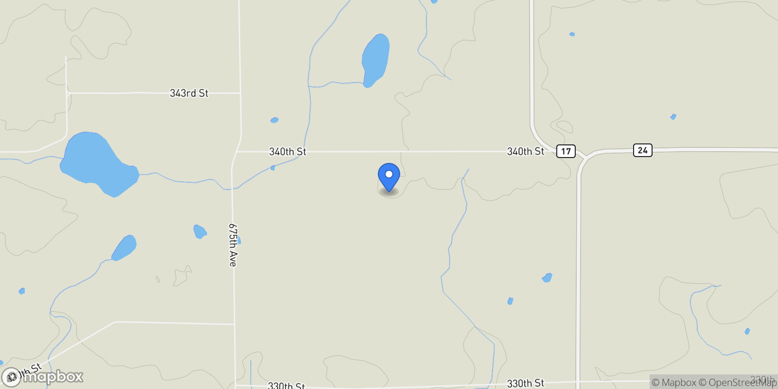 Map showing 68157 340th Street, Watkins, MN, 55389, USA, Watkins, Minnesota, United States.