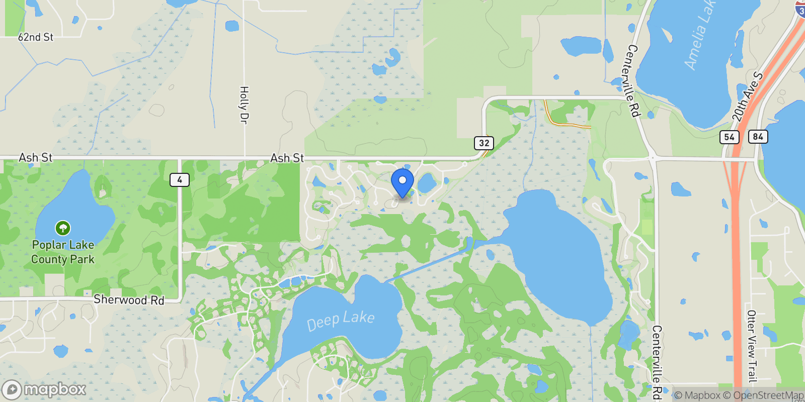 Map showing 66 Monarch Way, North Oaks, MN, 55127, USA, North Oaks, Minnesota, United States.