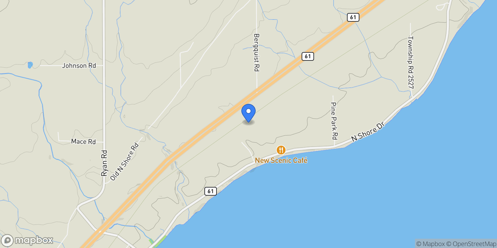 Map showing 5508 Nordling Road, Duluth Twp, MN, 55804, USA, Duluth, Minnesota, United States.