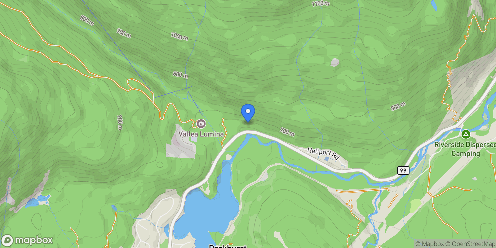 Map showing DL3363 Highway 99, Whistler, British Columbia, Canada.