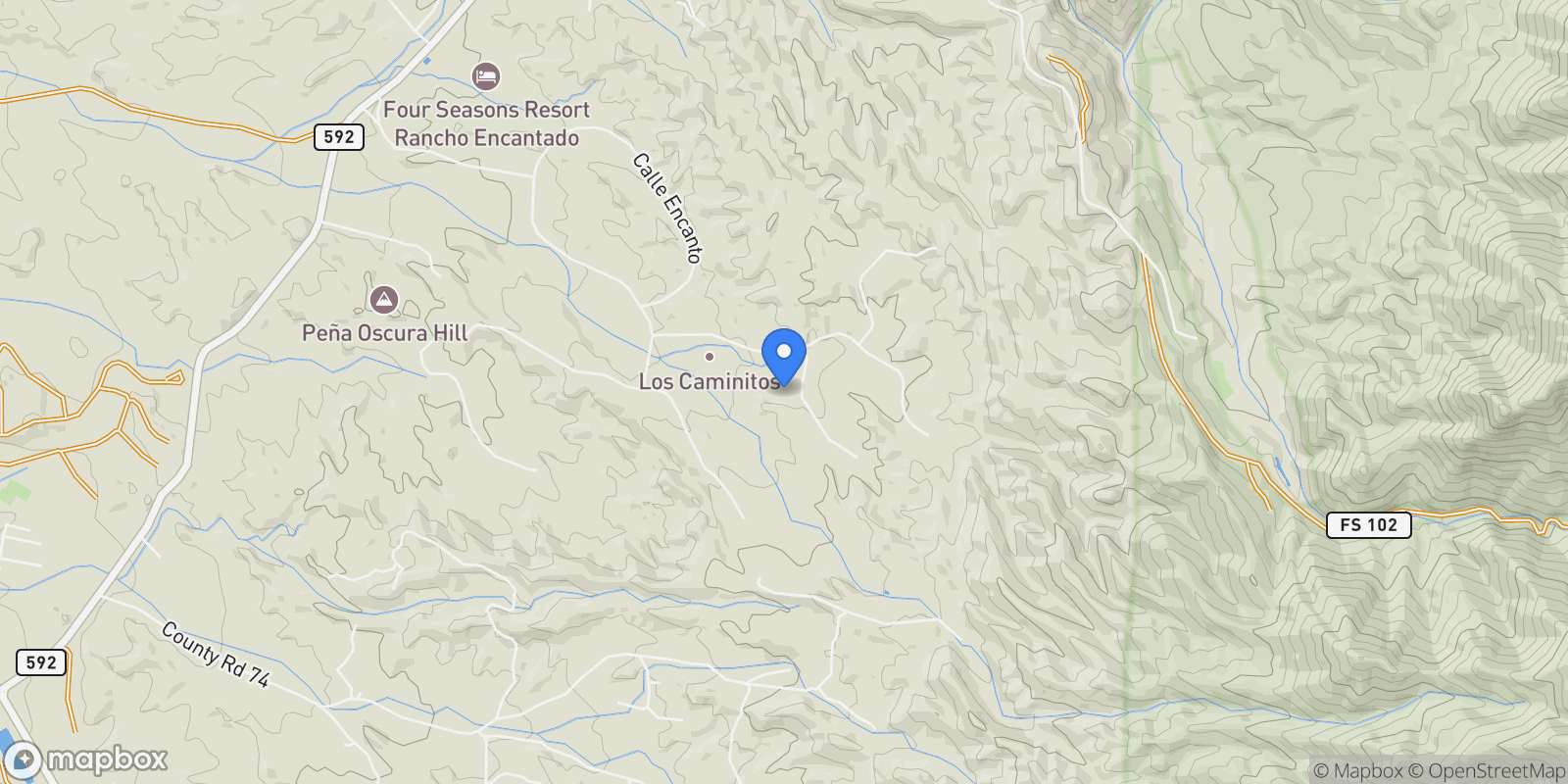 Map showing 11 Vista Tesuque , Santa Fe, NM 87506, Santa Fe, New Mexico, United States.