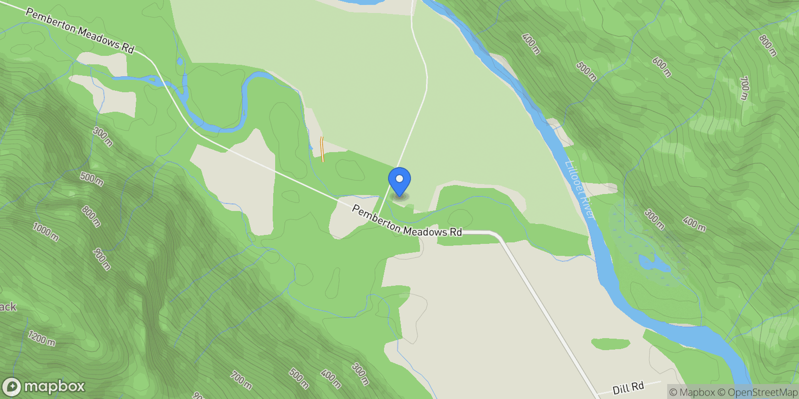 Map showing 9304 Upper Lillooet River Fsr, Pemberton, British Columbia, Canada.