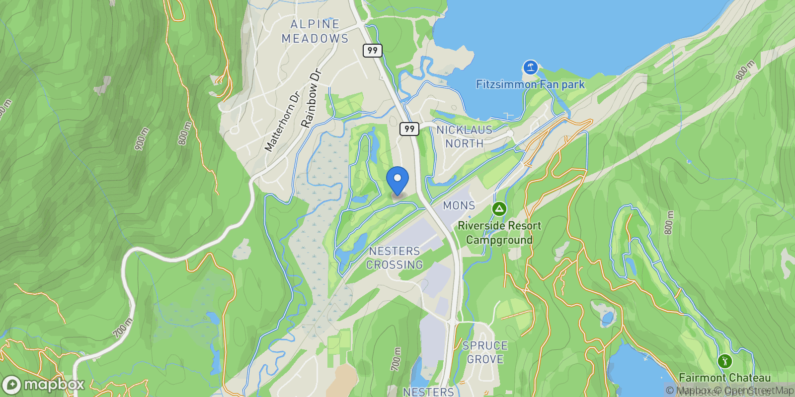 Map showing 8080 Cypress Place, Whistler, British Columbia, Canada.