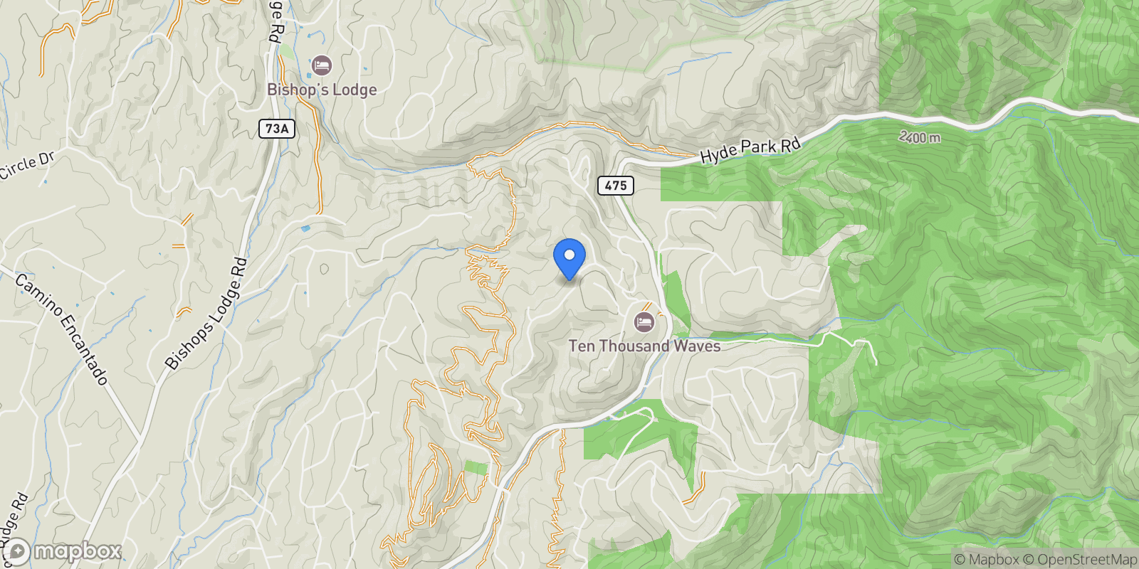 Map showing 1244 N Summit , Santa Fe, NM 87501, Santa Fe, New Mexico, United States.