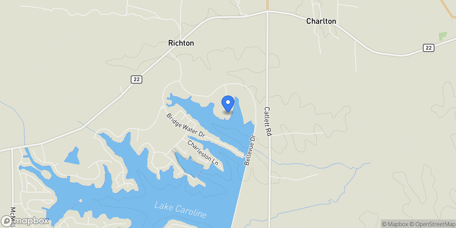 Map showing 108 Cove Lane, Madison, MS 39110, Madison, Mississippi, United States.