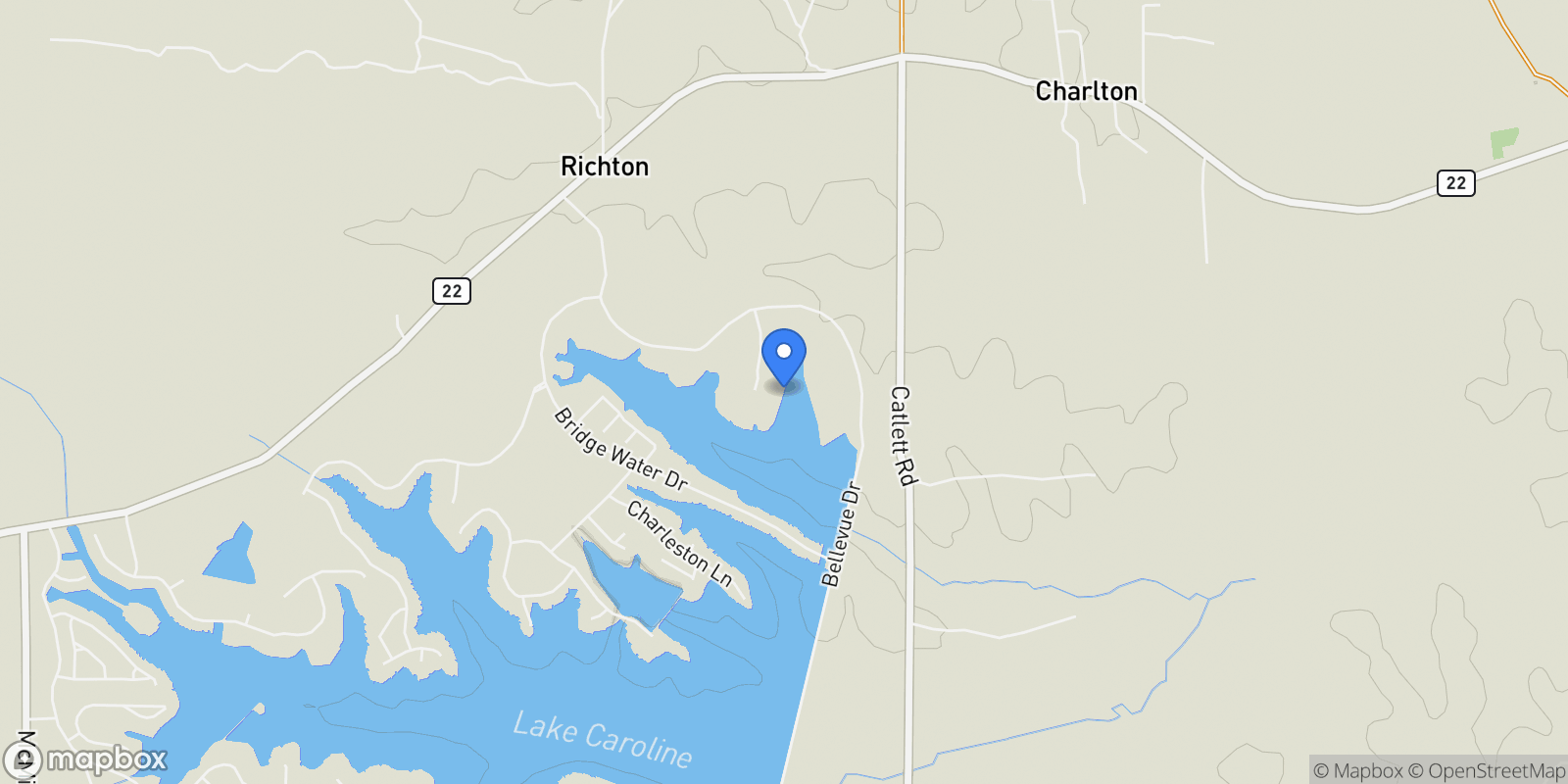 Map showing 106 Cove Lane, Madison, MS 39110, Madison, Mississippi, United States.