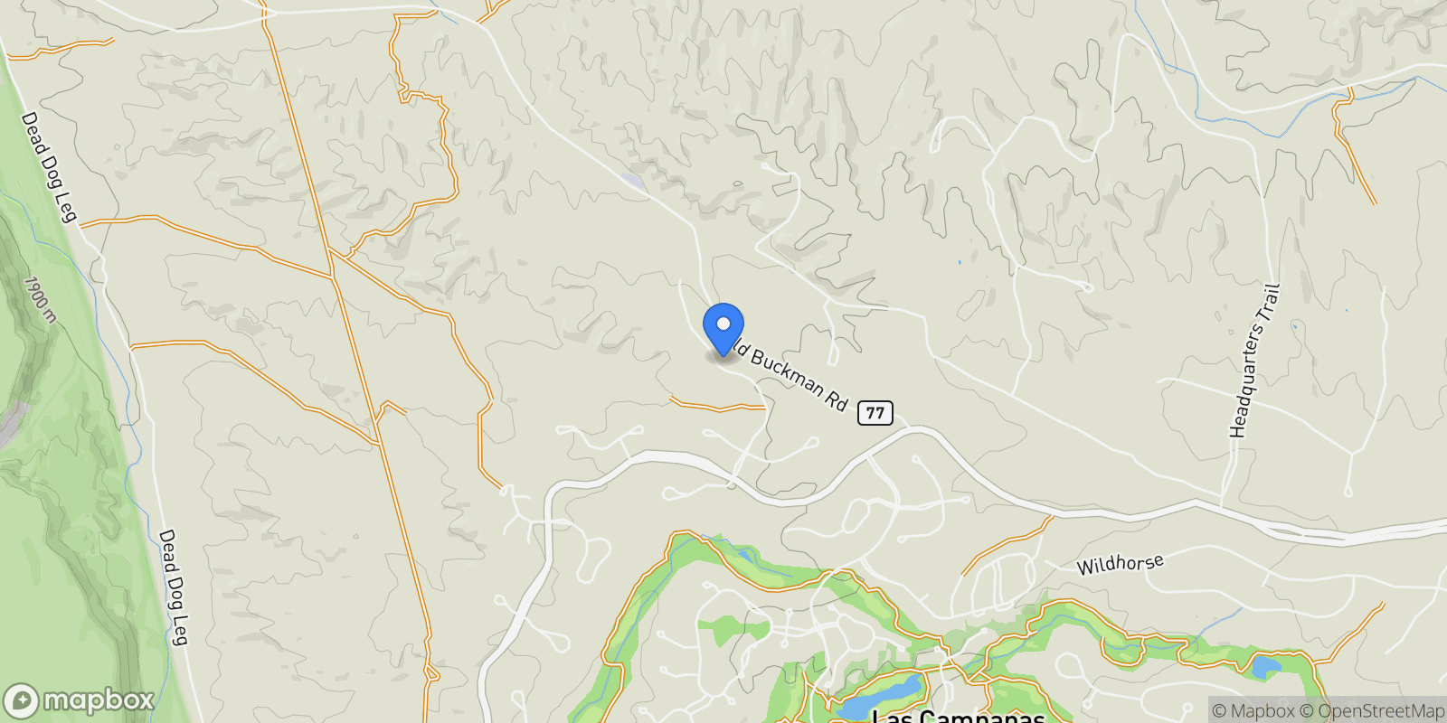 Map showing 42 Via Del Caballo , Santa Fe, NM 87506, Santa Fe, New Mexico, United States.
