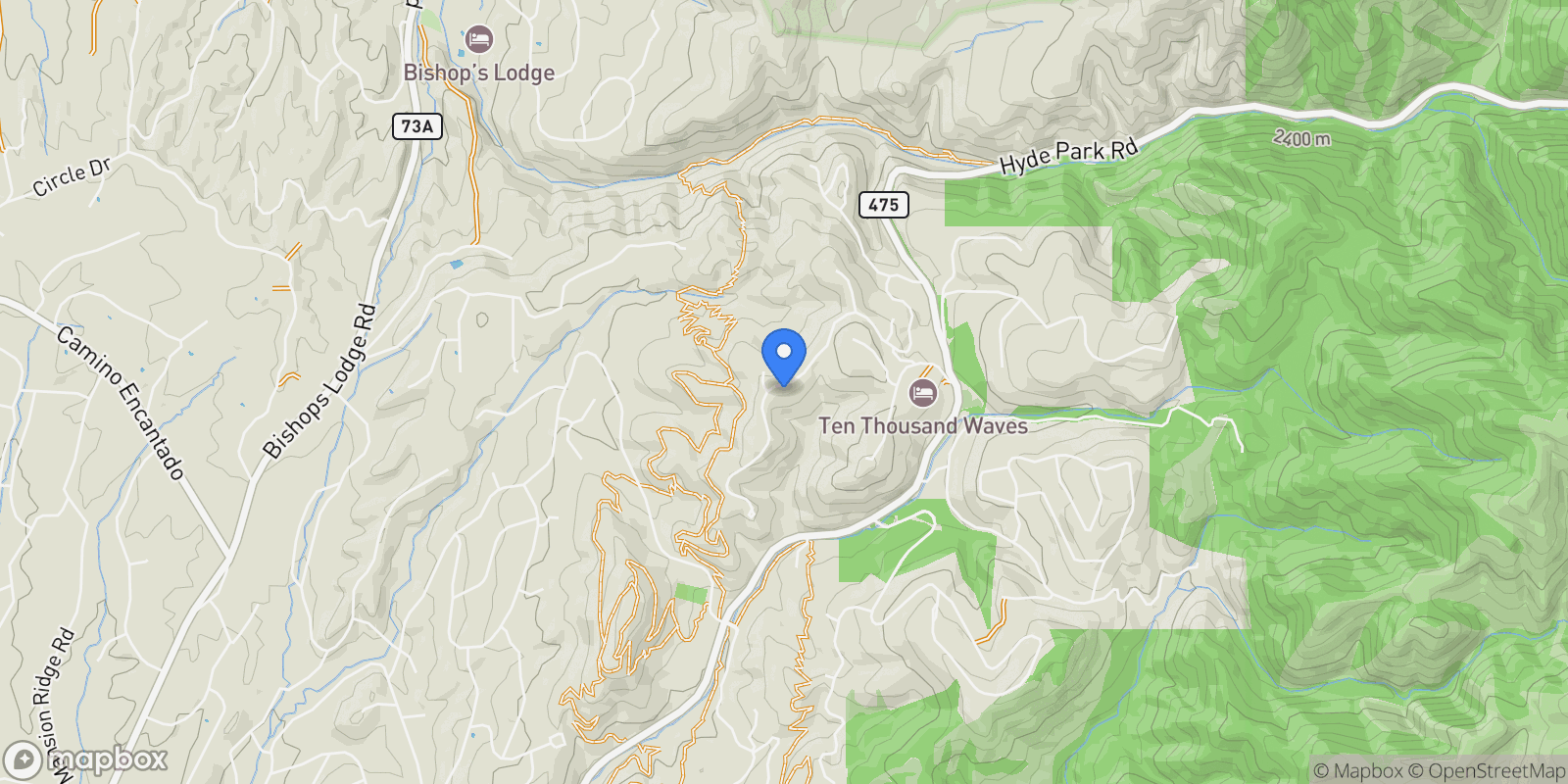 Map showing 1233 N Summit Drive , Santa Fe, NM 87501, Santa Fe, New Mexico, United States.