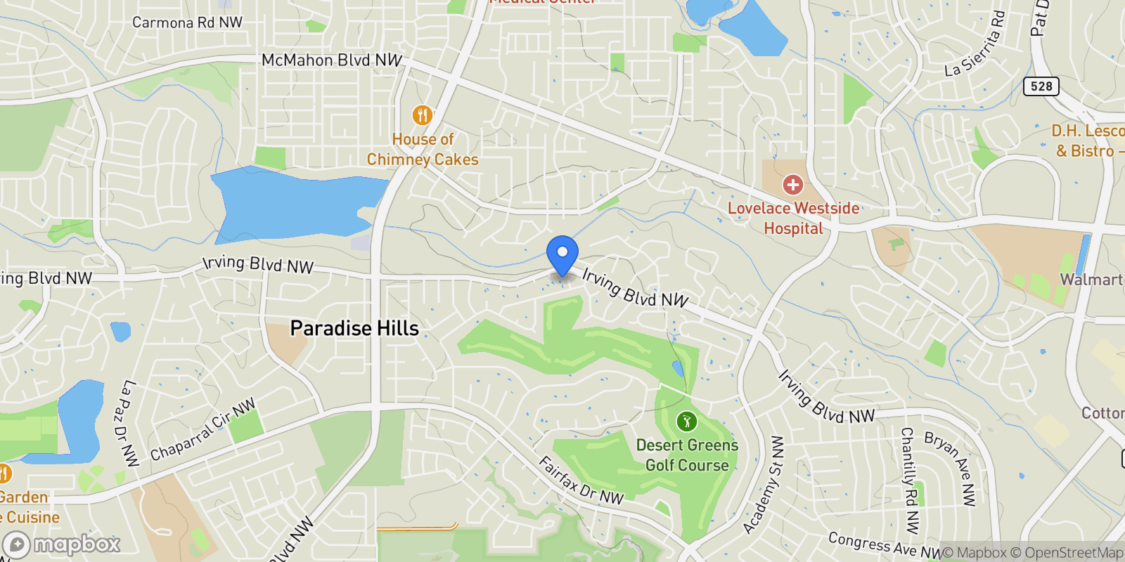Map showing 10305 Timan Place Nw, Albuquerque, NM 87114, Albuquerque, New Mexico, United States.