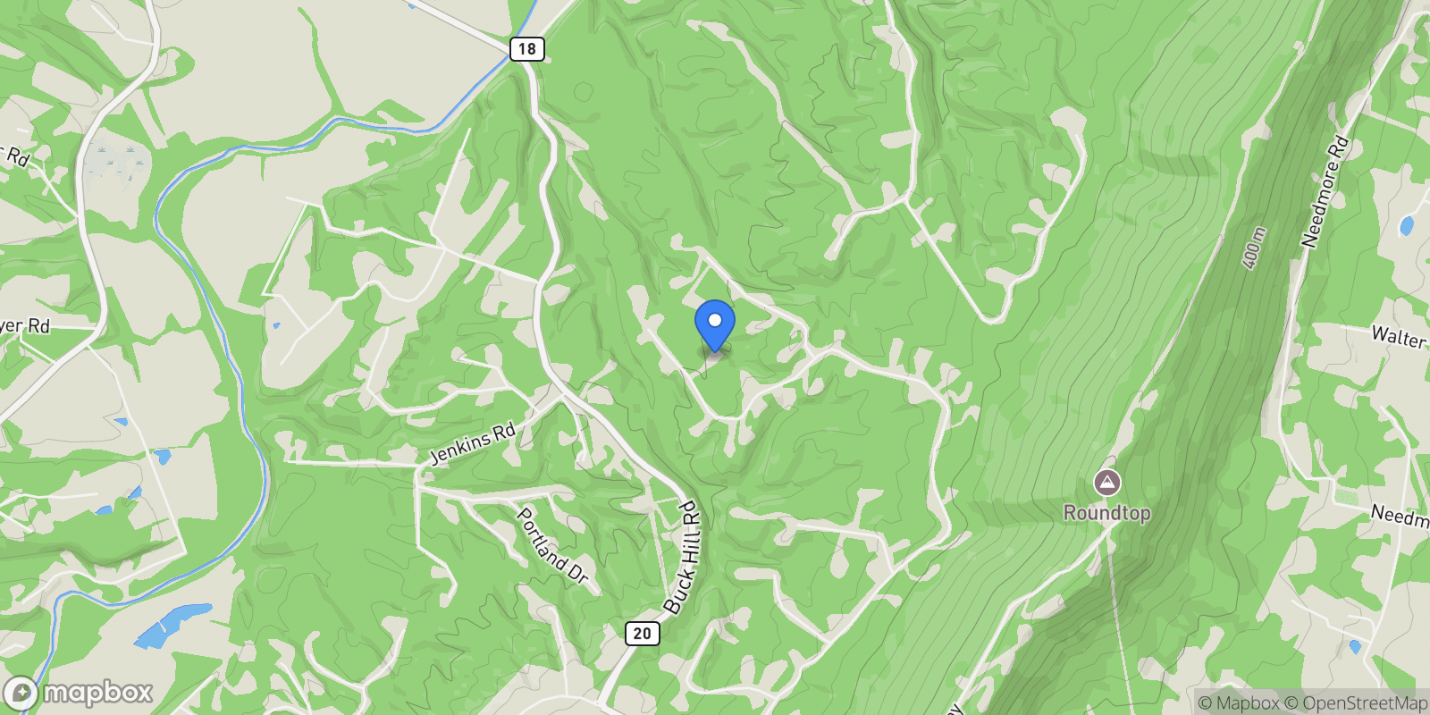 Map showing 2968 CHEYENNE'S TRL, GERRARDSTOWN, WV 25420, Gerrardstown, West Virginia, United States.