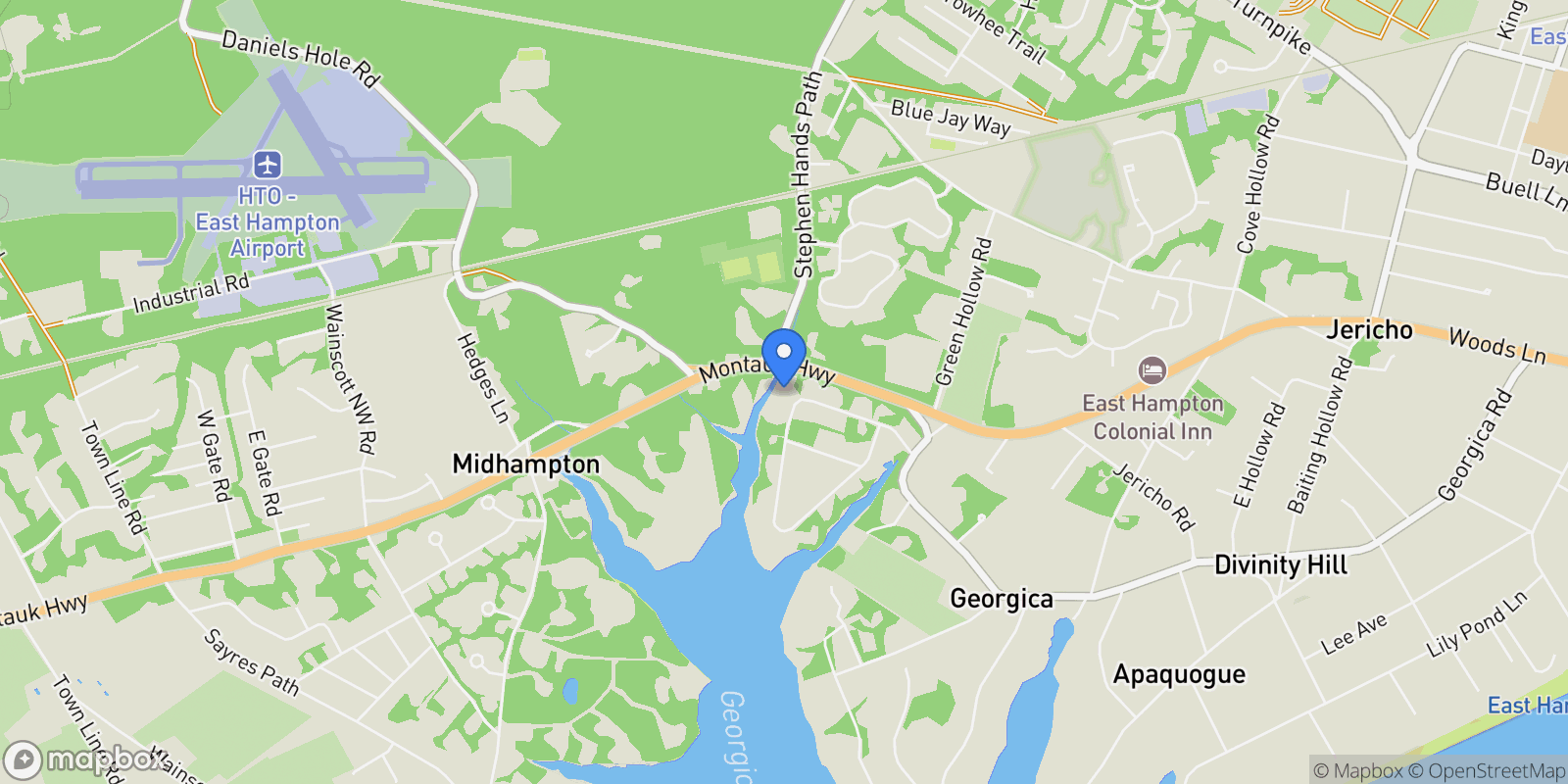 Map showing 44 Georgica Close Rd , East Hampton, NY 11937, East Hampton, New York, United States.