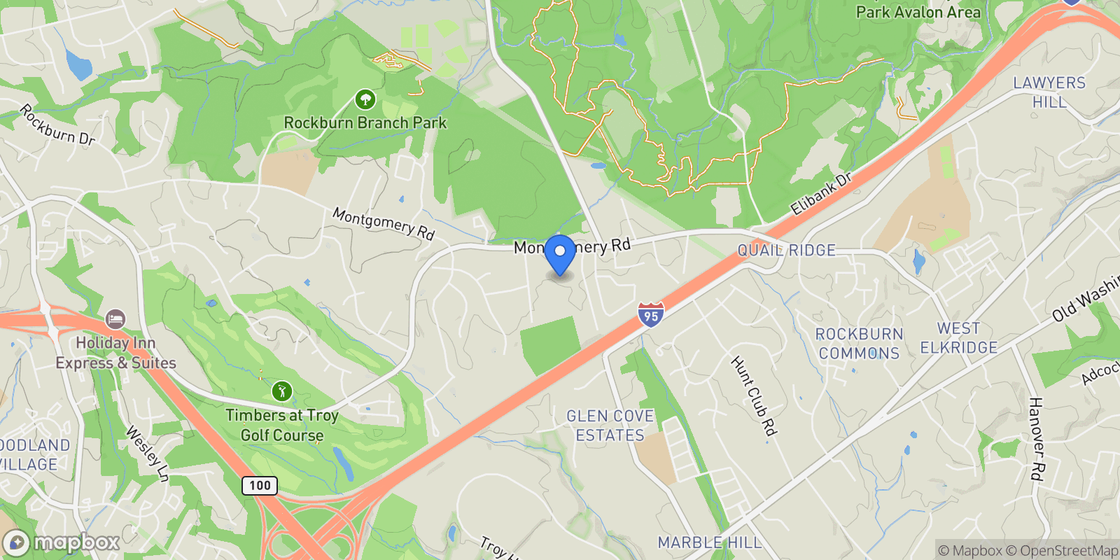 Map showing 5856 DEER RIDGE LN LANE, ELKRIDGE, MD 21075, Elkridge, Maryland, United States.