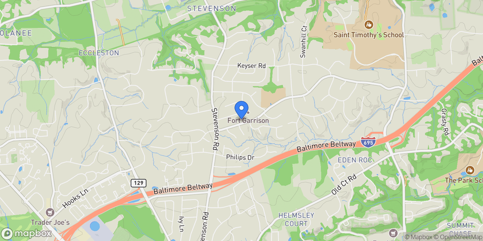 Map showing 3410 WOODVALLEY DR DRIVE, PIKESVILLE, MD 21208, Pikesville, Maryland, United States.