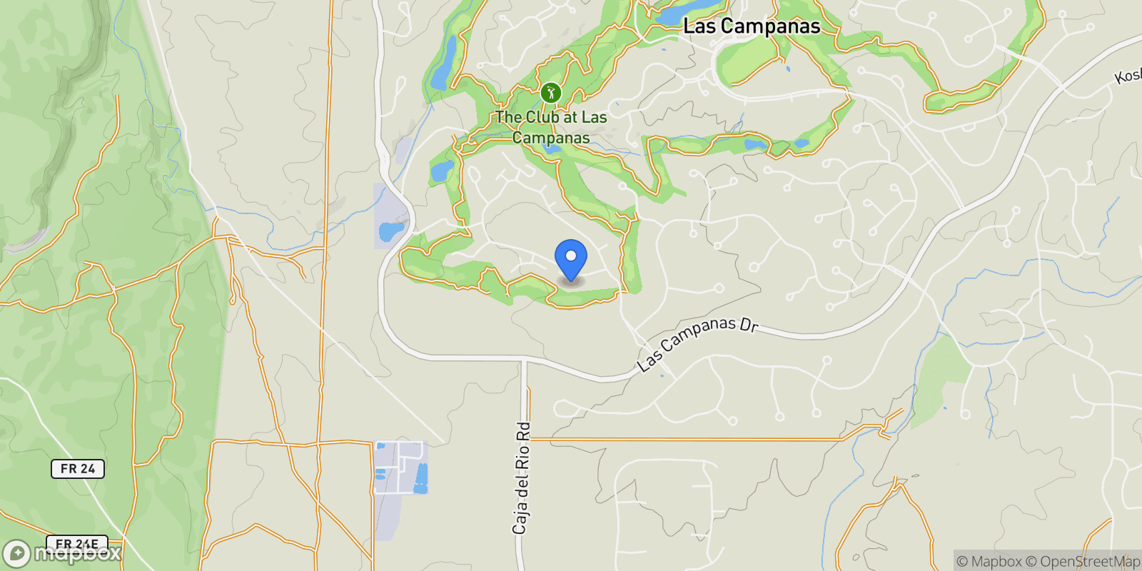 Map showing 6 Lugar De Madison, Santa Fe, NM 87506, Santa Fe, New Mexico, United States.