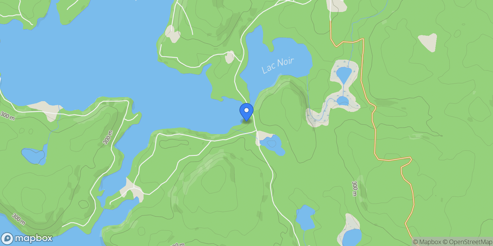 Map showing 188 Ch. du Lac-‡-la-Truite, Laurentides, La Minerve, Quebec, Canada.