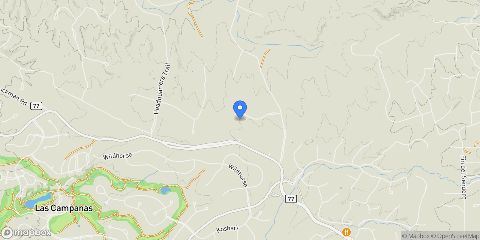 Map showing 30 Vuelta Tomas , Santa Fe, NM 87506, Santa Fe, New Mexico, United States.