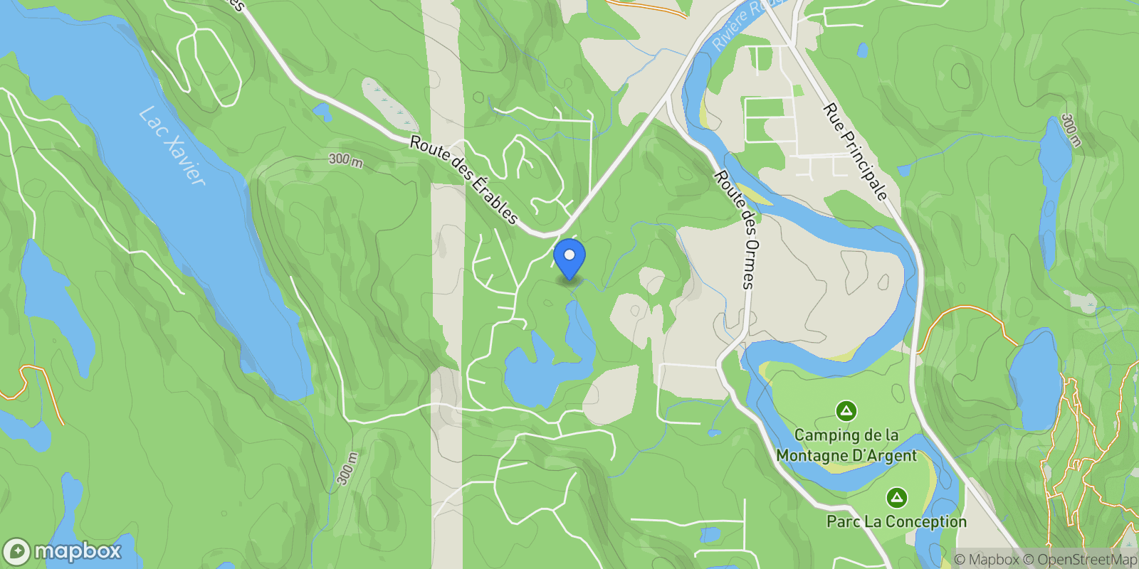 Map showing 11 Ch. des IdÈalistes, Laurentides, La Conception, Quebec, Canada.