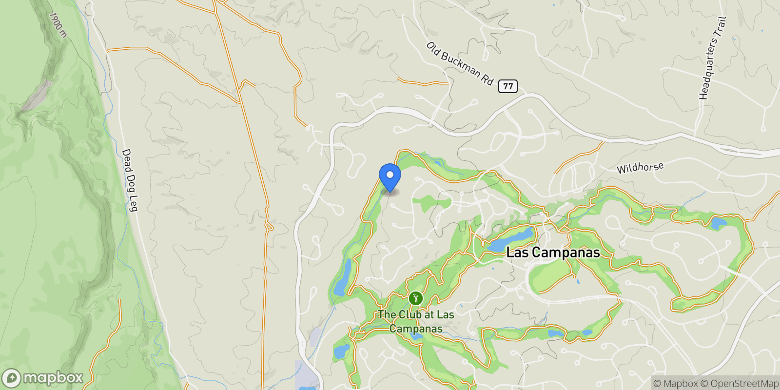 Map showing 15 Calle Ojitos, Santa Fe, NM 87506, Santa Fe, New Mexico, United States.