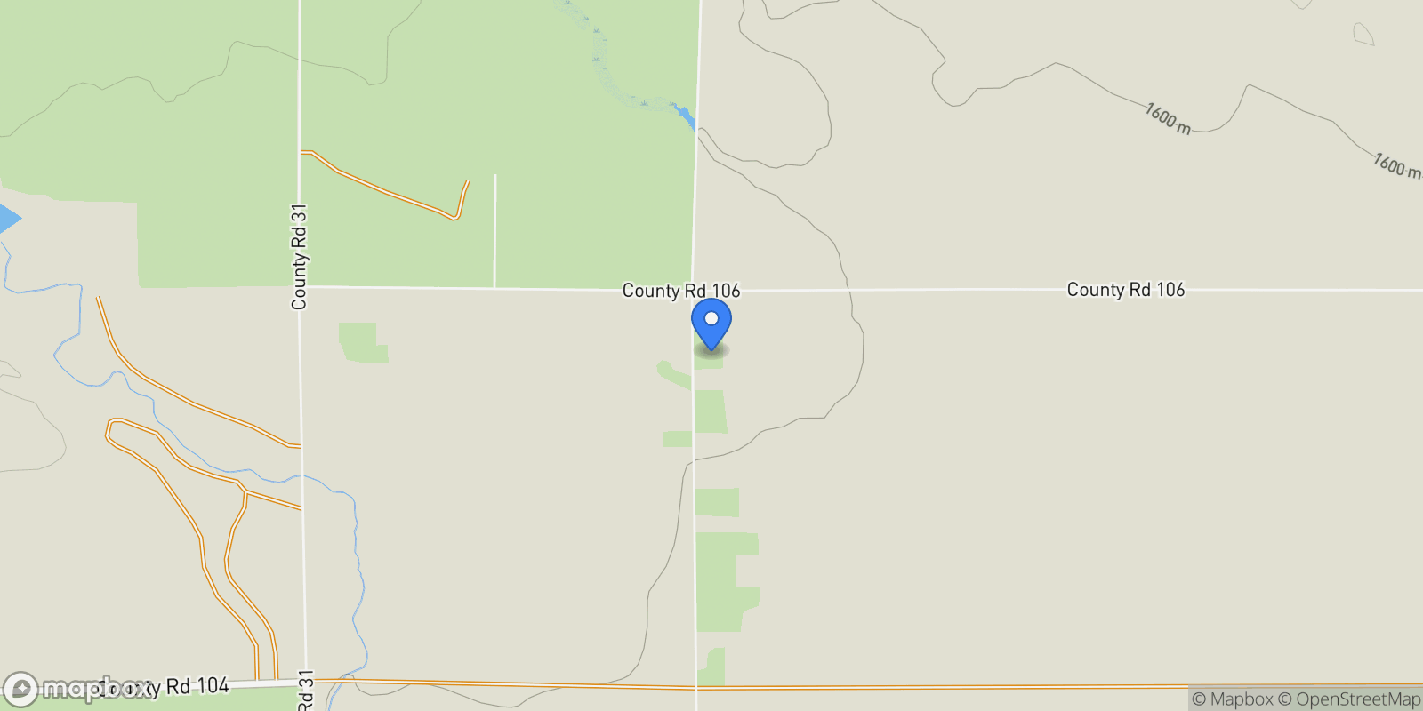 Map showing 51880 County Road 33, Nunn, Colorado, United States.