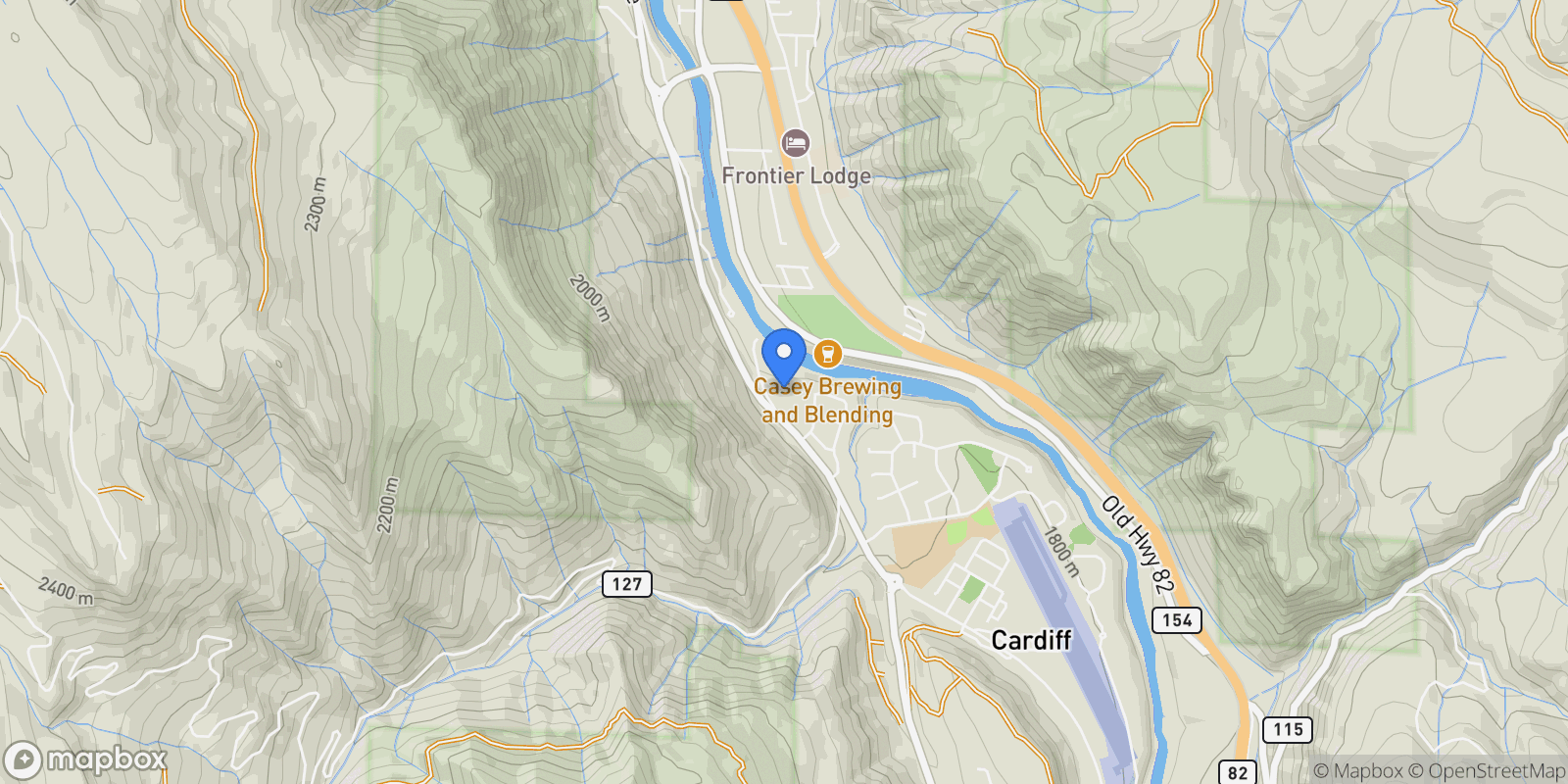 Map showing 102 County Road 156, Glenwood Springs, Colorado, United States.