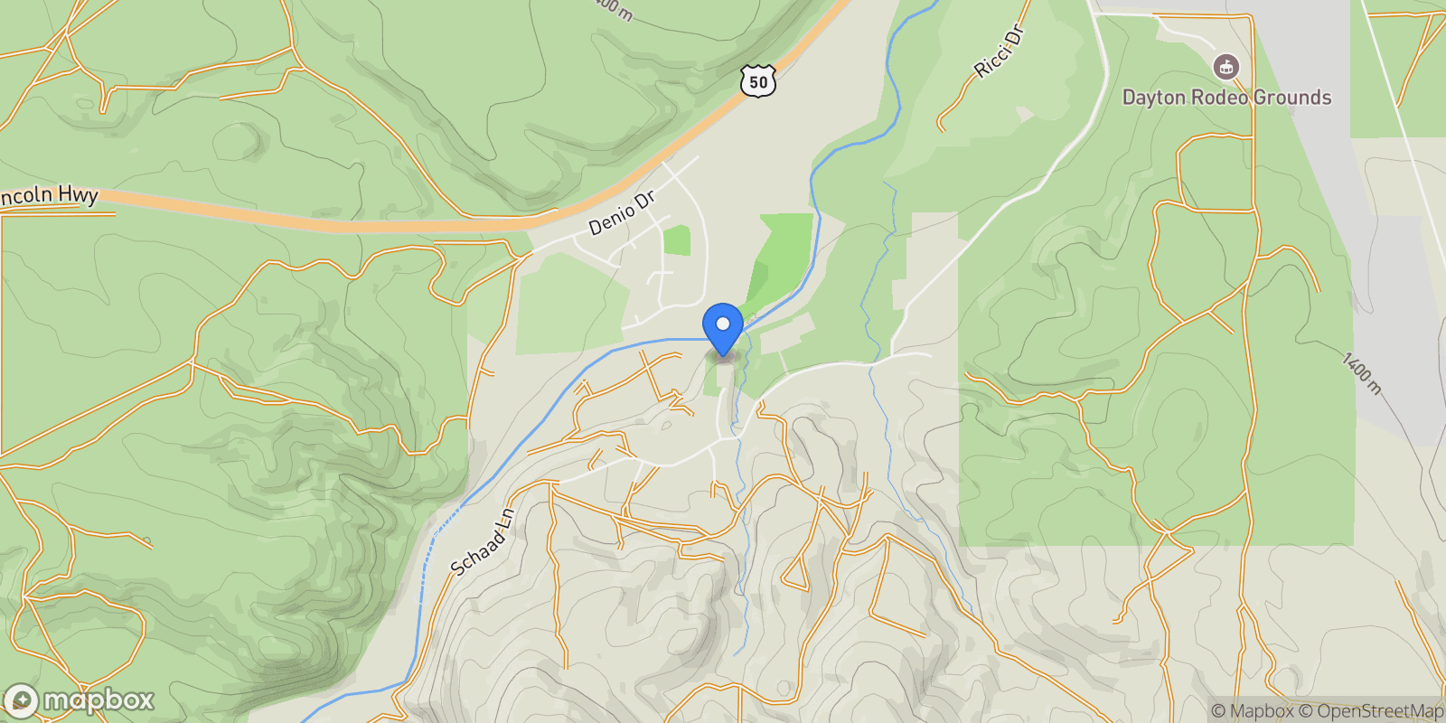 Map showing 45 Casentino Court, Dayton, NV, 89403, USA, Dayton, Nevada, United States.