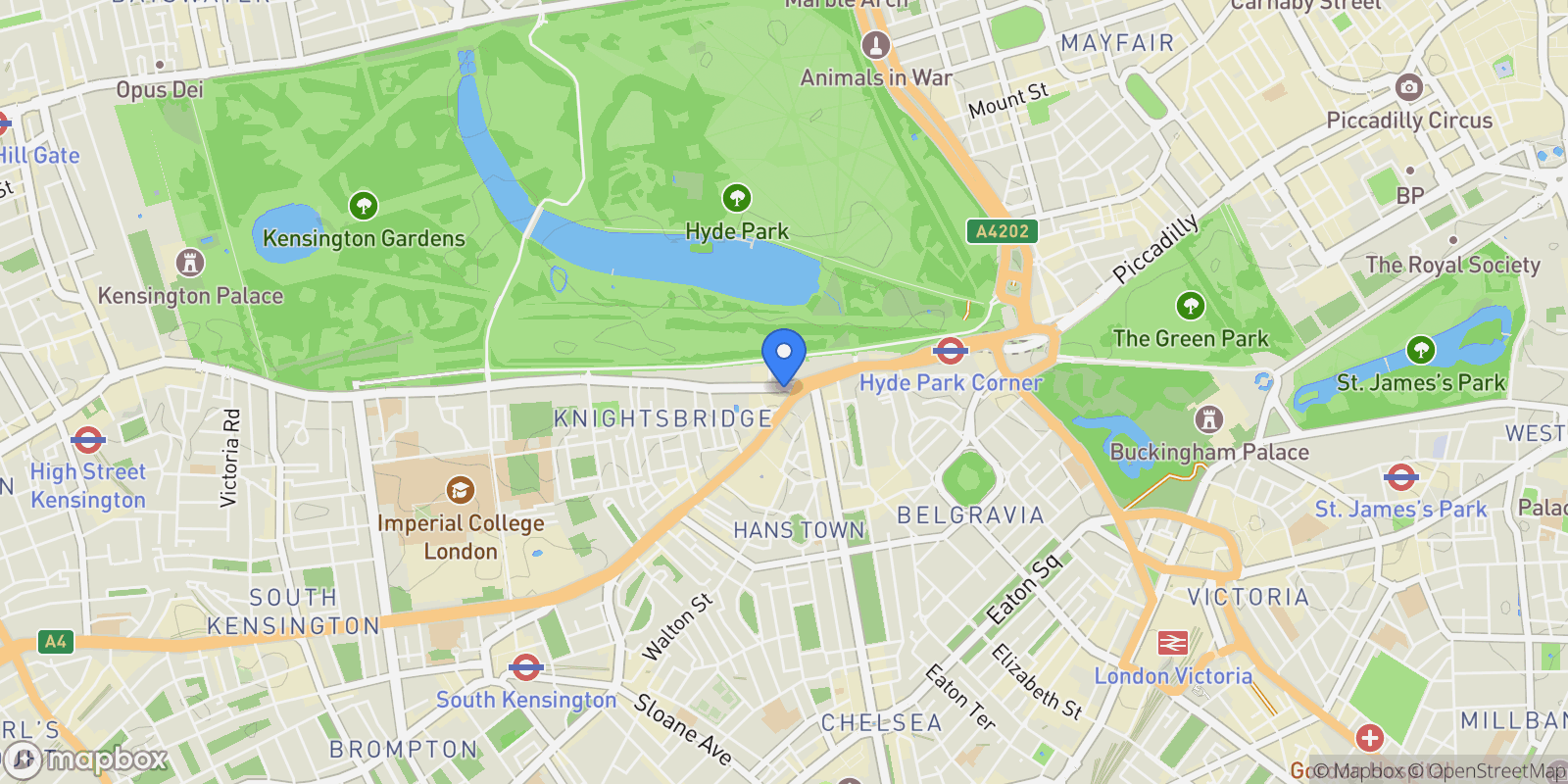 Map showing London, England, United Kingdom.